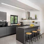 Villa Anni For 10 People In Porec With Heated Pool, Sea View & Kids Room And Playground